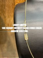 LARYY SMITH(ラリースミス)18K SKINNY INFINITY HOOK CURB CHAIN -ARROW CUSTOM-のご紹介。