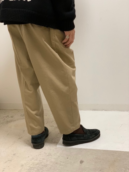 COOTIE クーティ 通販 19AW T/C 2 Tuck Easy Pants