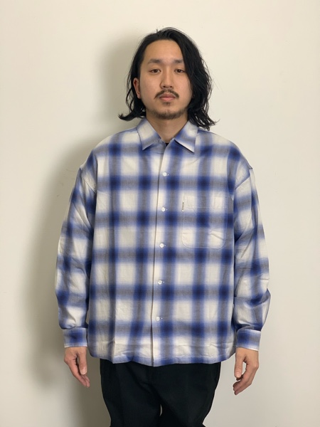 8,140円Cootie Ombre Check shirt M