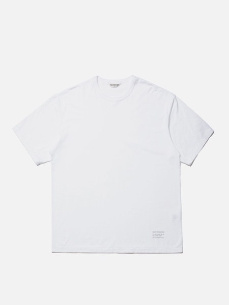 COOTIE / Supima Cotton Relax Fit S/S Tee -White-