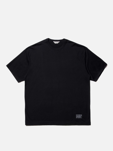 COOTIE / Supima Cotton Relax Fit S/S Tee -Black-