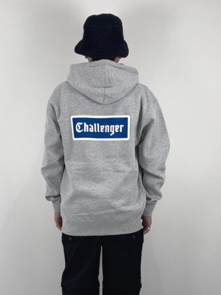 tende売切御免CHALLENGER LOGO PATCH HOODIE ロゴ