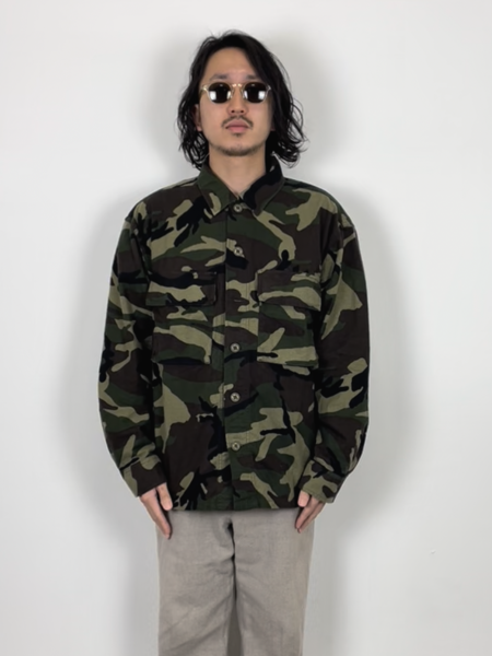 CHALLENGER / CAMOUFLAGE FLANNEL SHIRT -Wood Camo-