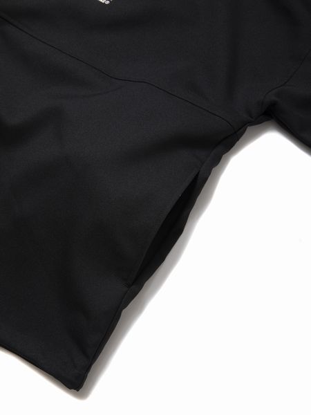 COOTIE PRODUCTIONS / Polyester Twill S/S Football Top -Black-