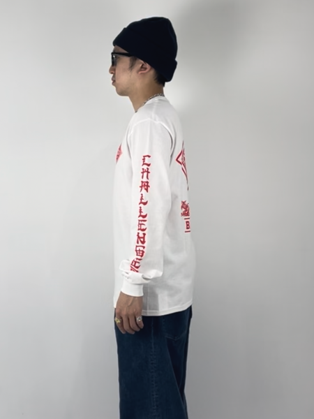 CHALLENGER / BD 2023 TOUR L/S TEE -White-