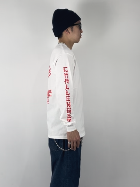 CHALLENGER / BD 2023 TOUR L/S TEE -White-