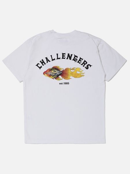 CHALLENGER/FLAME FISH TEEunc