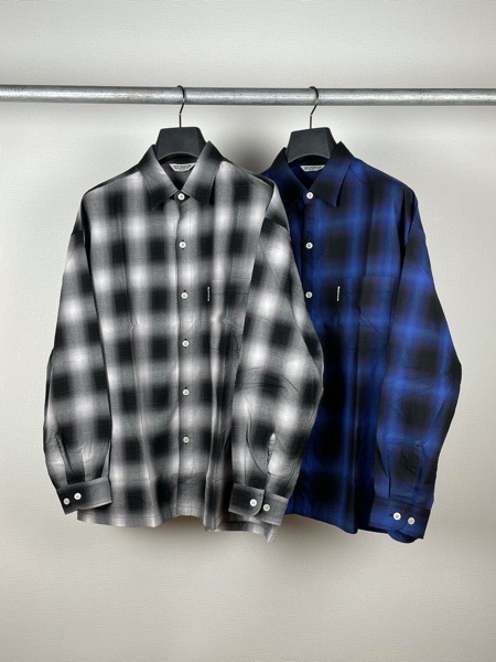 【COOTIE】Ombre Check Pullover L/S Shirt