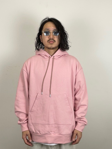 Name. / WIDE BODY SWEAT PARKA -Pink-