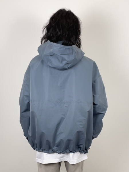 COOTIE / Oversized Shell Jacket -Smoke Blue-