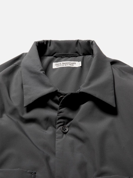 COOTIE / Padded Error Fit Work Shirt Jacket -Black-