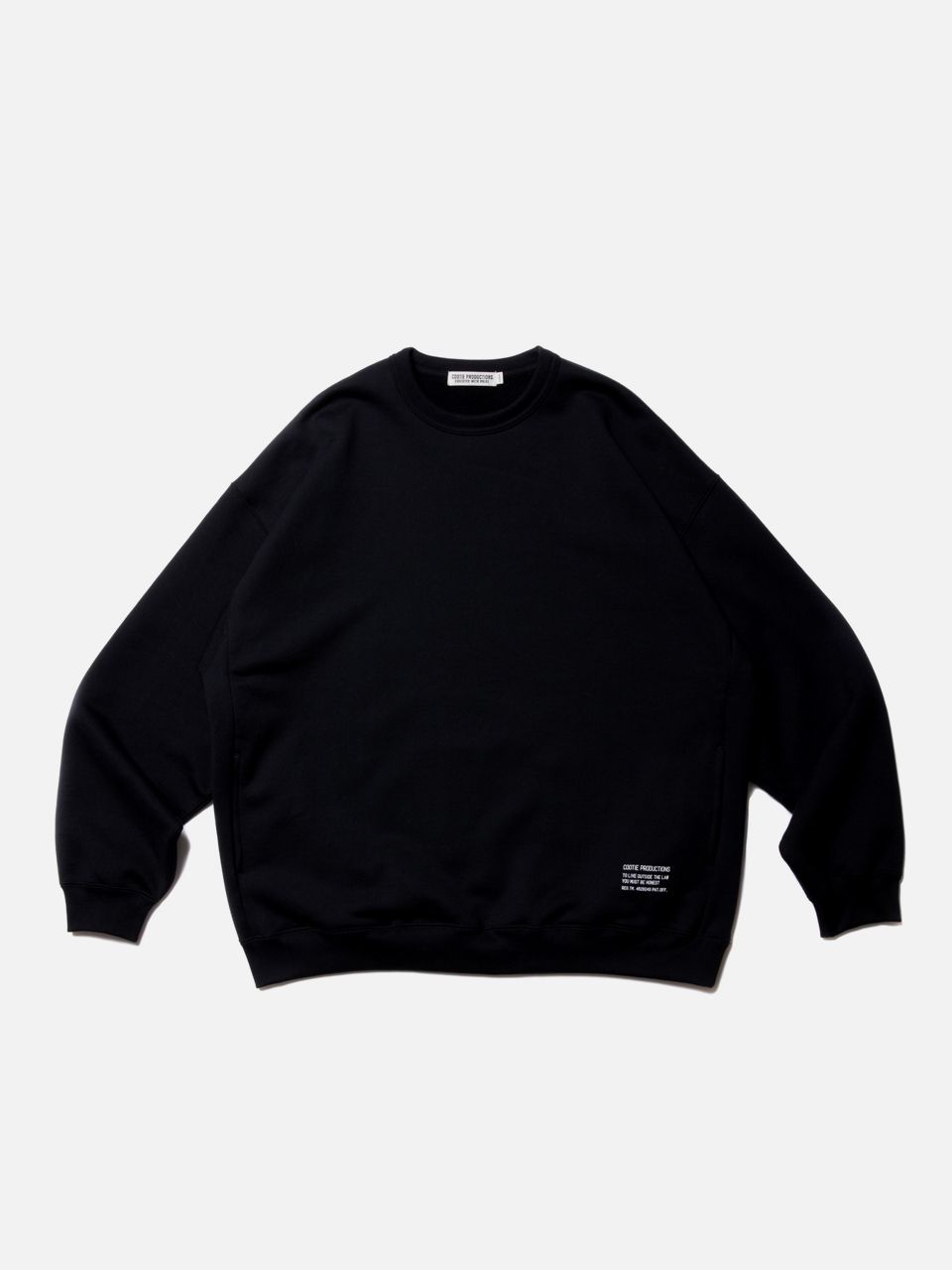 COOTIE / Compact Yarn Crewneck Sweatshirt