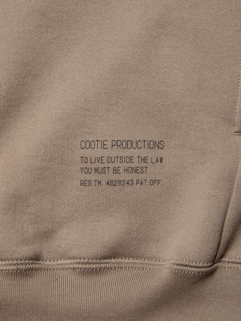 COOTIE / Compact Yarn Neck Warmer Sweatshirt