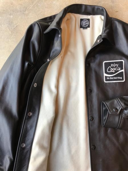 COOTIEの新作Leather Garage Jacket入荷