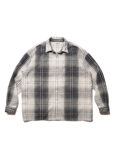 COOTIE / Ombre Check Work L/S Shirt -Ombre Check-