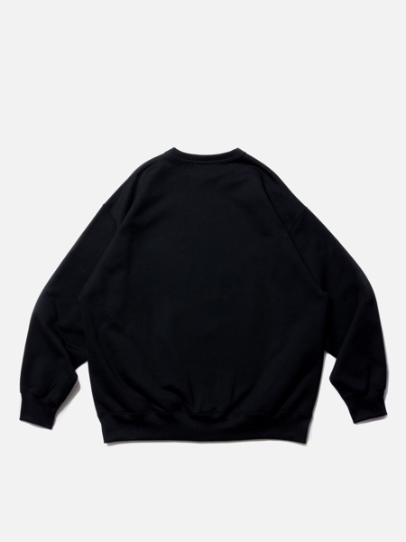 COOTIE / Compact Yarn Crewneck Sweatshirt -Black-