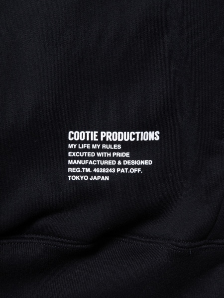 COOTIE / Compact Yarn Crewneck Sweatshirt -Black-