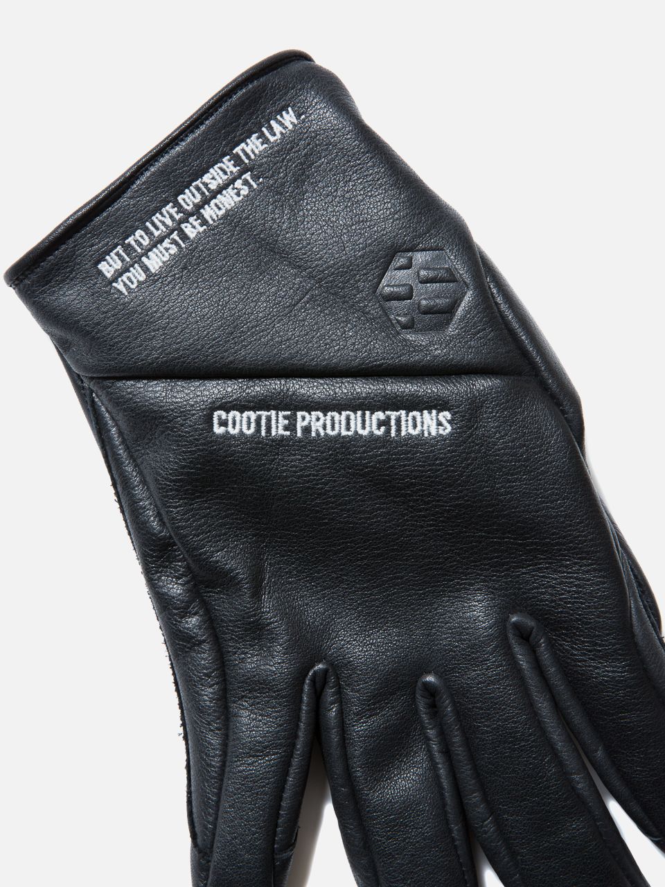 antidotebuyeCOOTIE Leather Glove （Black x Red）