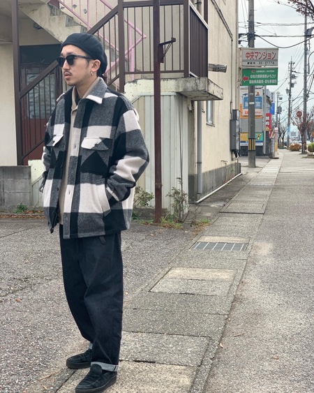 COOTIE クーティ 通販 19AW Napping Buffalo Check CPO Jacket