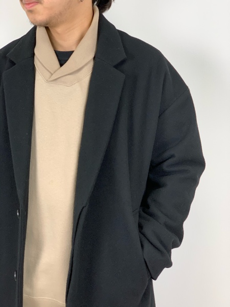 COOTIE クーティ 通販 19AW Wool Mossa Chester Coat (Short)
