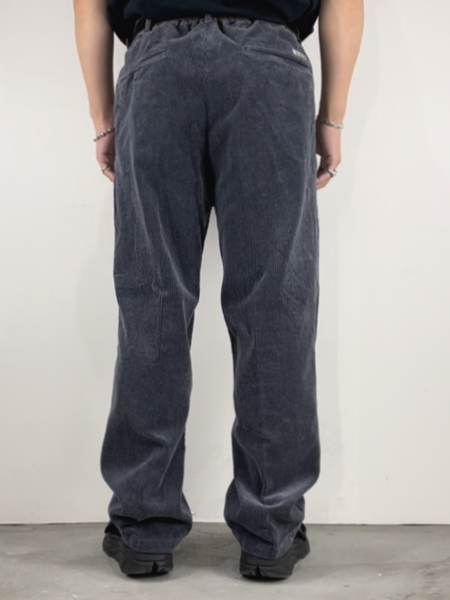 COOTIE / Twisted Heather Corduroy 2 Tuck Easy Pants -Gray-