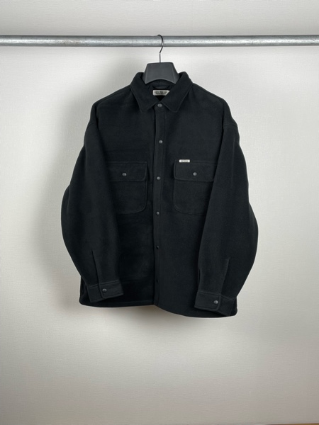 COOTIE / Fleece CPO Jacket -Black-