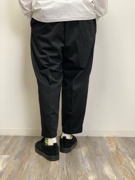 COOTIE T/C 2 Tuck Easy Ankle Pants 黒 XL - チノパン